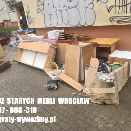 Wywóz starych mebli Wrocław.Opróżnianie meiszkań,piwnic.